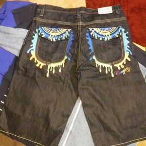 Coogi mens Jean shorts
